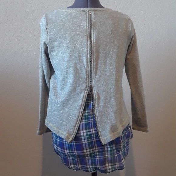 🔥SALE🔥Unique Layered Plaid Shirt - Picture 3 of 7